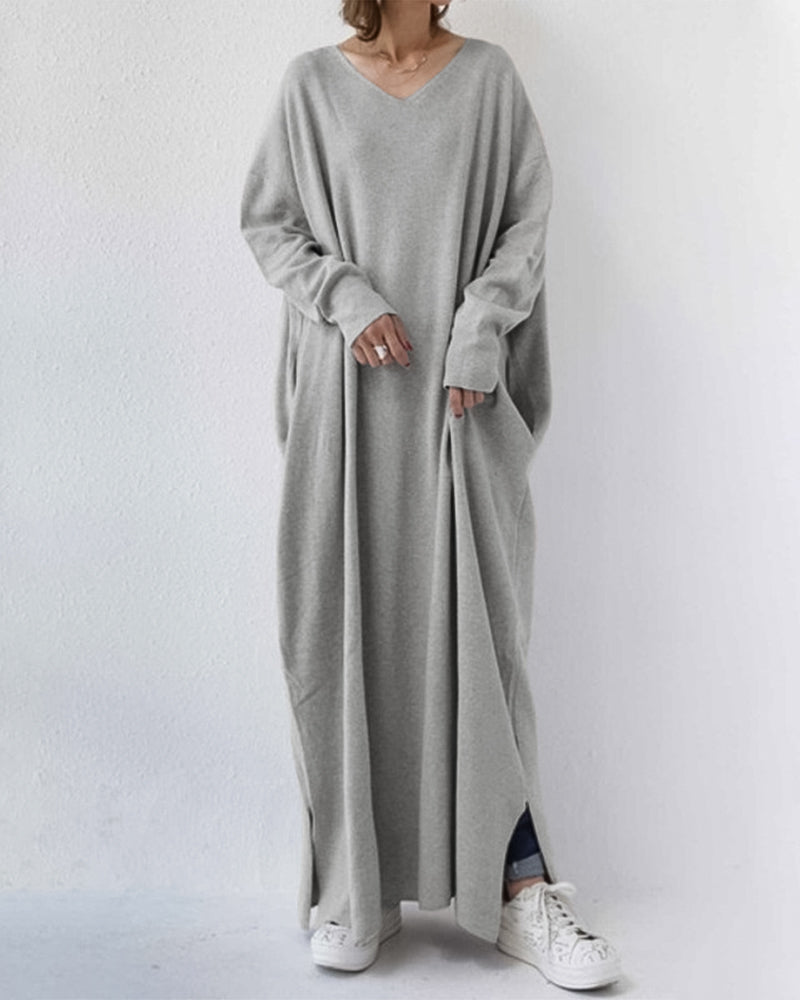 Aurora - Vestido con escote en V casual