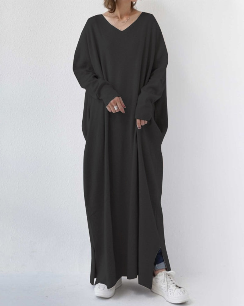 Aurora - Vestido con escote en V casual