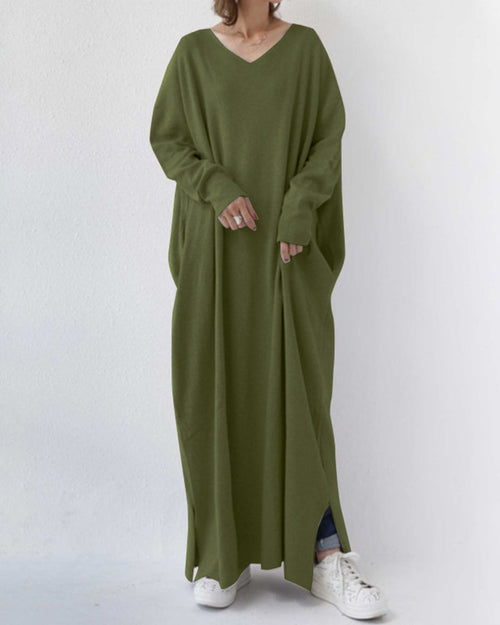 Aurora - Vestido con escote en V casual