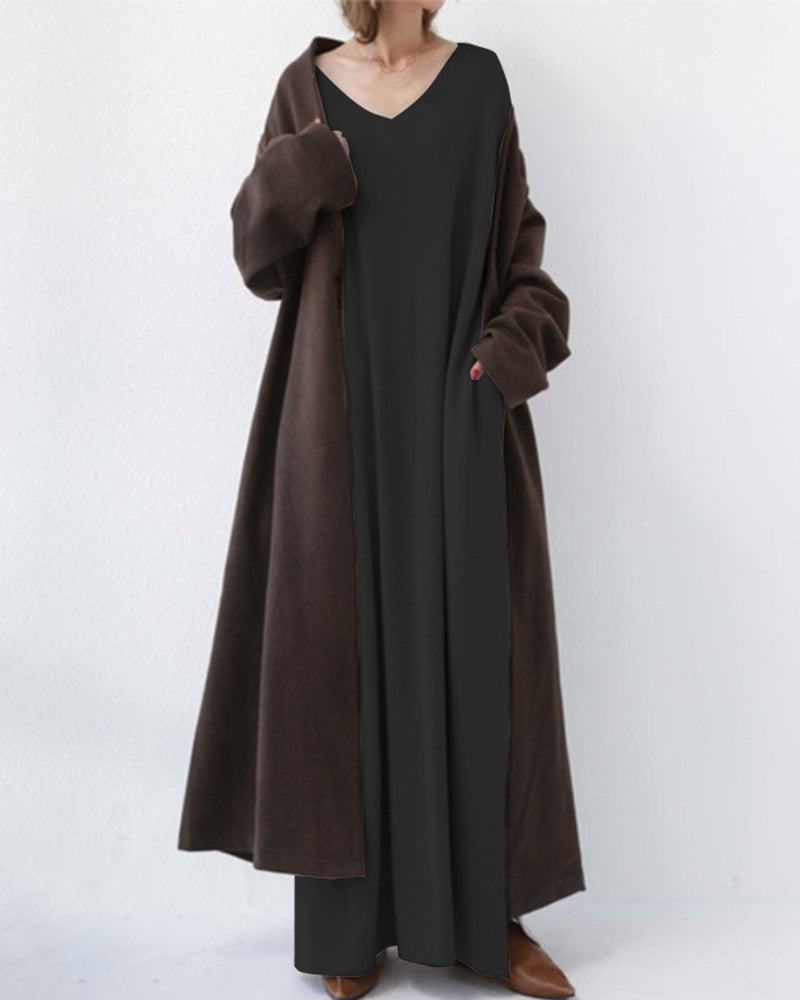 Aurora - Vestido con escote en V casual