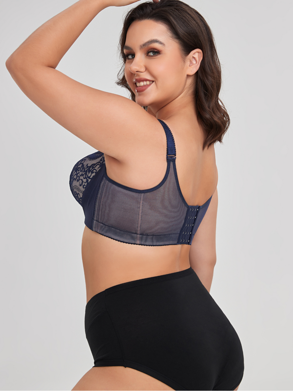 Madamme - Sujetador push-up con encaje