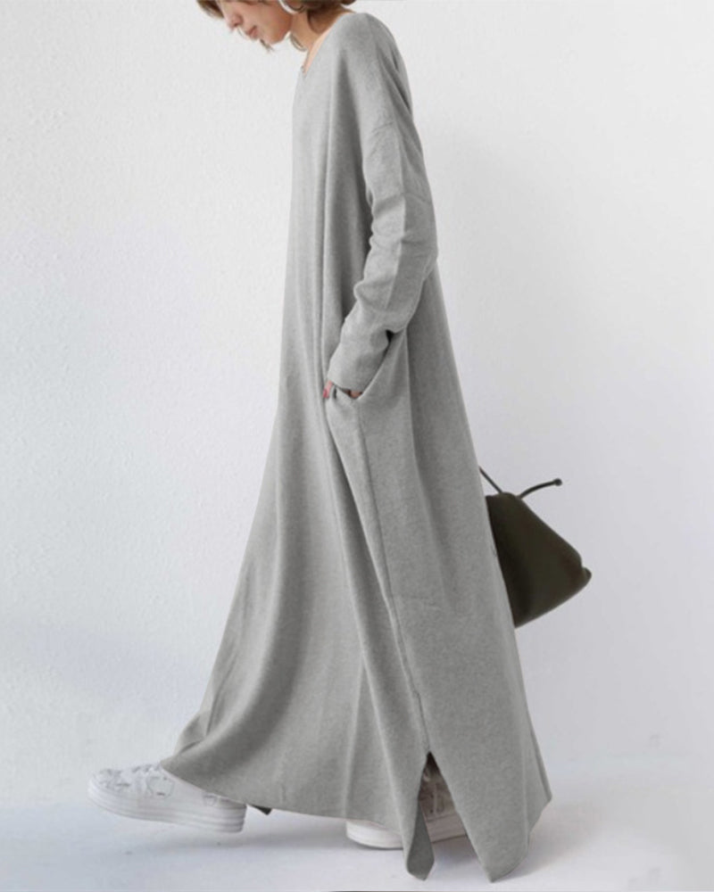 Aurora - Vestido con escote en V casual