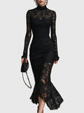 Paris | Elegante Vestido Largo de Encaje