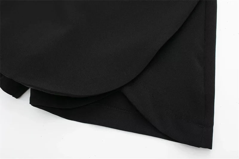 Falda pantalón asimétrica para mujer