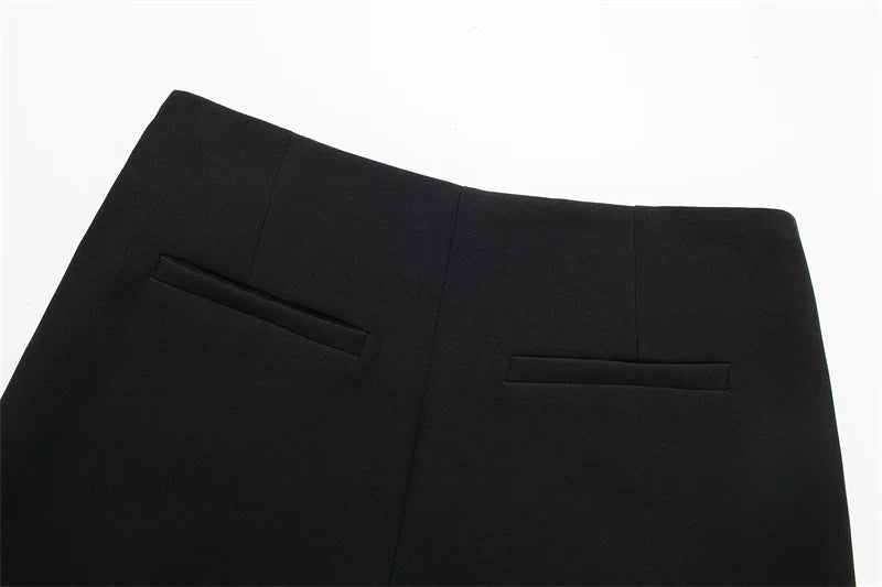 Falda pantalón asimétrica para mujer